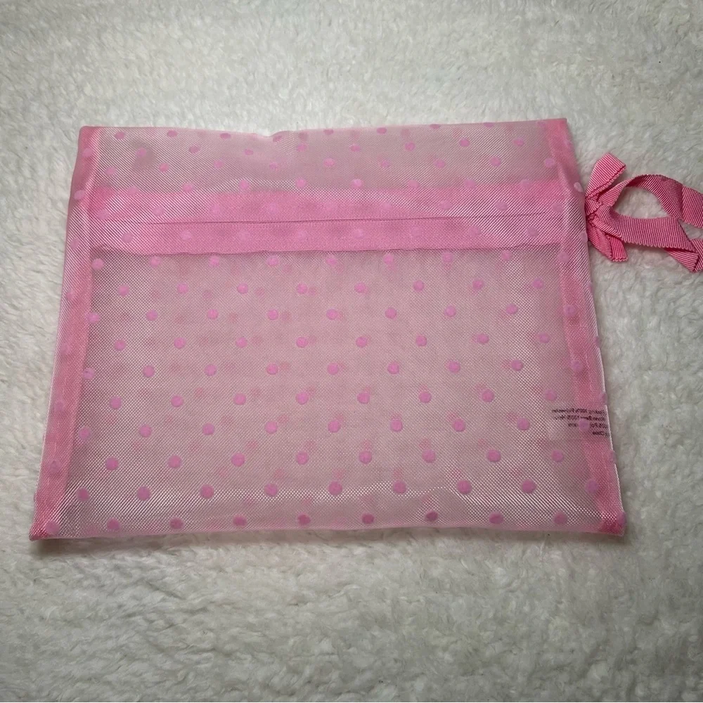 Ulta Pink Polka Dot Cosmetic Bag NEW